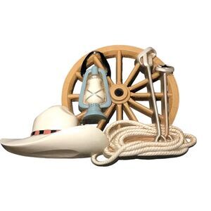 Vintage 1995 Burwood Western Cowboy Wall Plaque